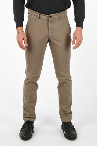 Stretchy Cotton 5 Pocket Slim Fit Pants