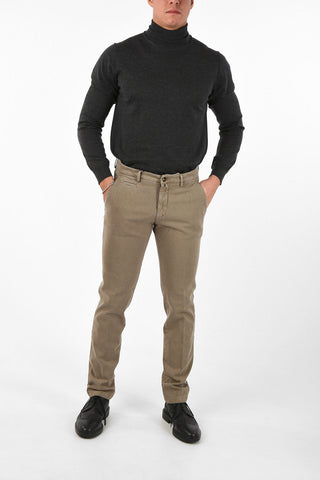 Stretchy Cotton 5 Pocket Slim Fit Pants