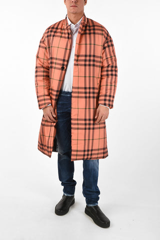 Padded Tartan 1 Button Jacket