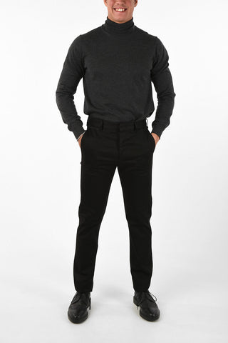 Mid Waist Slim Fit Pants