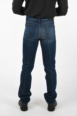 Stonewashed Fitted Jeans 16cm