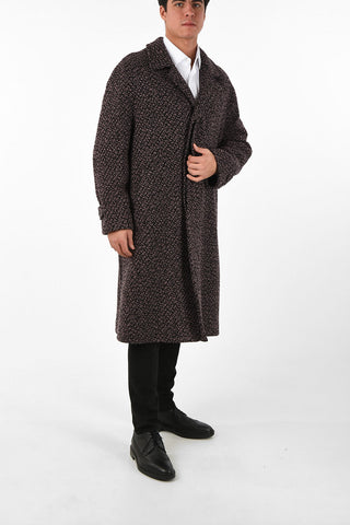 3 Button Cable Knit Coat