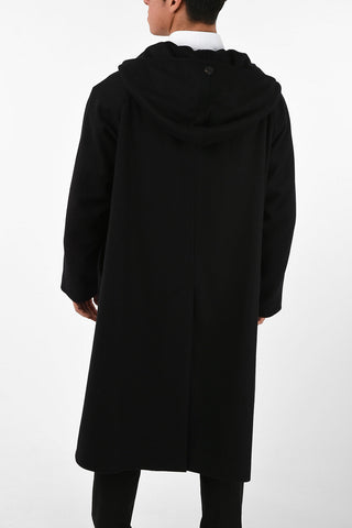 Double-Breasted Hooded SALVE Coat