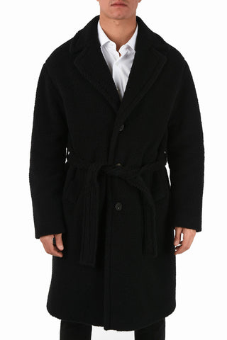 3 Button OSTUNI Jetted Pocket Coat With Belt