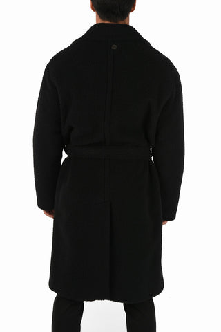 3 Button OSTUNI Jetted Pocket Coat With Belt