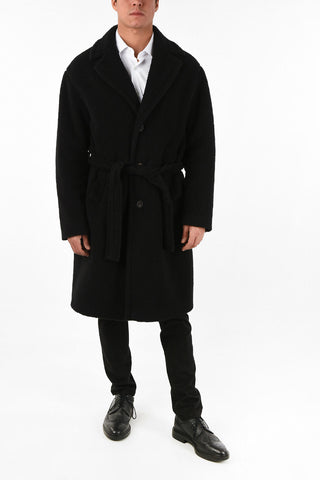 3 Button OSTUNI Jetted Pocket Coat With Belt