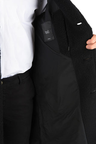 3 Button OSTUNI Jetted Pocket Coat With Belt