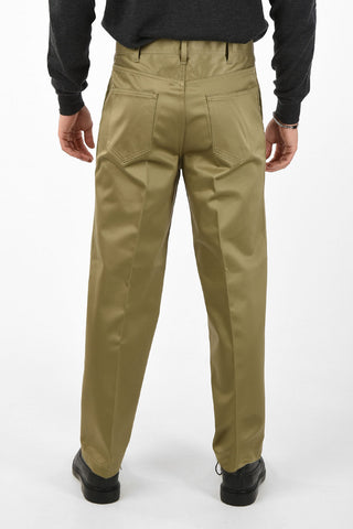 Cotton Straight Pants