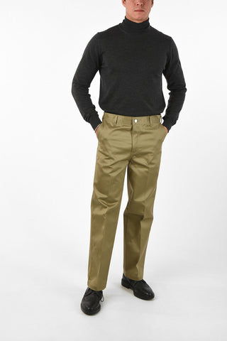 Cotton Straight Pants
