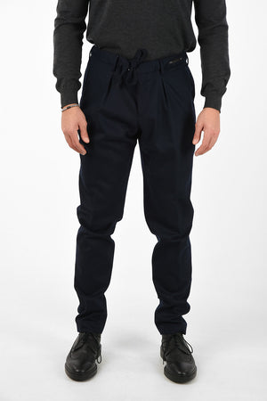 HORIENT HEIGHTS Straight Pants With Drawstring and Belt Loops