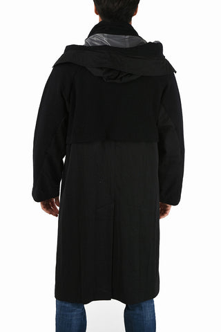 Double-Breasted Hooded Coat