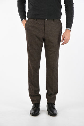 Mid-rise waist single pleat LEADER trousers