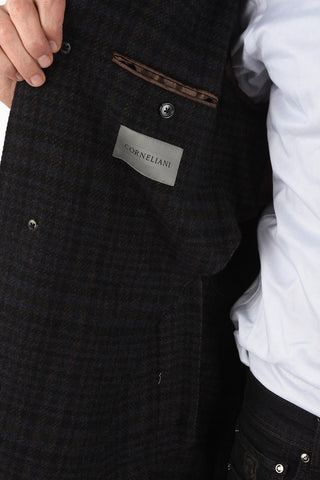 tartan cashmere coat