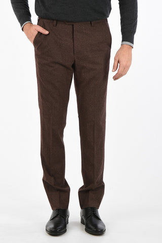 Mid-rise waist single pleat LEADER trousers
