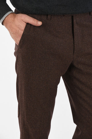 Mid-rise waist single pleat LEADER trousers