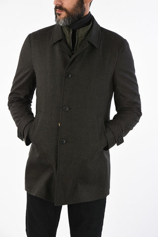 ID virgin wool coat