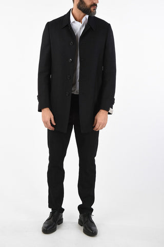 tartan virgin wool coat