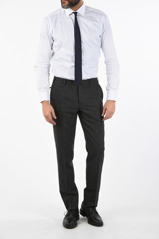 single pleat LEADER belt loops trousers