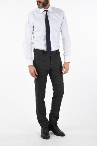 district check virgin wool ACADEMY smart pants