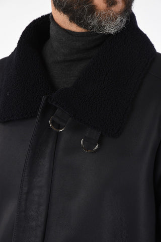 ID leather outerwear jacket