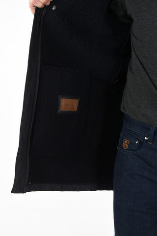 ID leather outerwear jacket