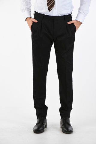 CC COLLECTION pantalone a una pince REWARD in Lana Vergine
