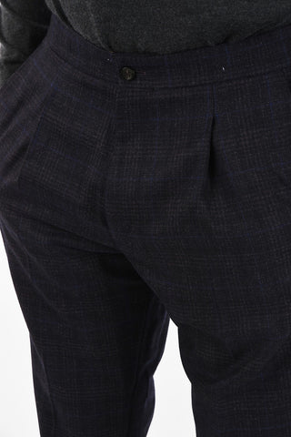 Drawstring Waist Single Pleat ACADEMY pants