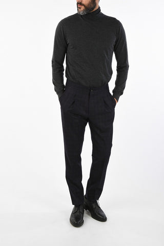 Drawstring Waist Single Pleat ACADEMY pants