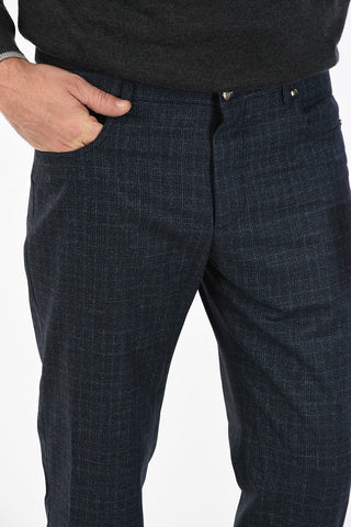 Mid-rise waist single pleat ACADEMY trousers