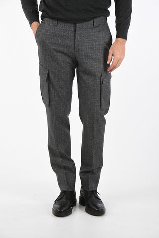 district check ACADEMY Cargo trousers