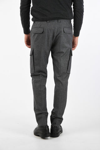 district check ACADEMY Cargo trousers