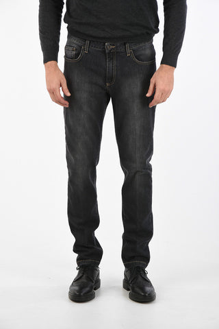 CC COLLECTION Washed-Out Regular Fit Jeans 18 Cm 