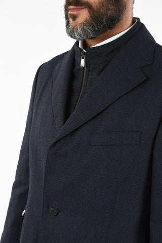 ID Virgin wool waterproof coat