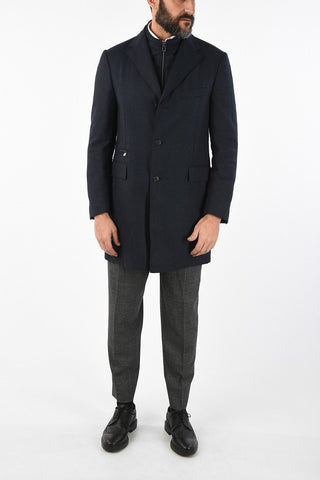ID Virgin wool waterproof coat