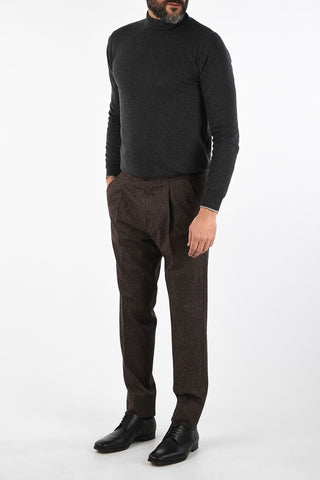 pantalone a una pince ACADEMY pied-de-poule