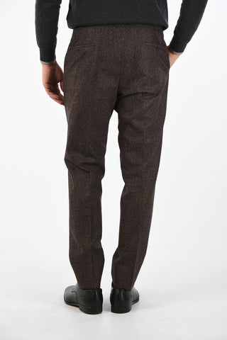 pantalone a una pince ACADEMY pied-de-poule