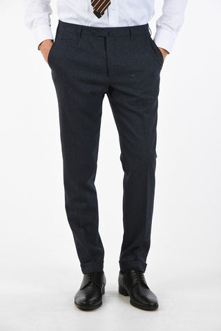 LEADER cuffed hem trousers