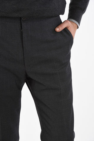 single pleat LEADER trousers