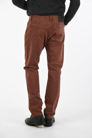 ID Mid-rise waist belt loops trousers