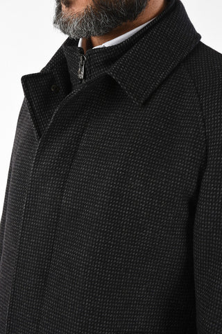 ID virgin wool and cashmere coat