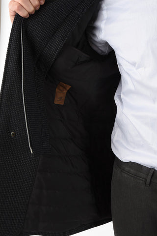 ID virgin wool and cashmere coat