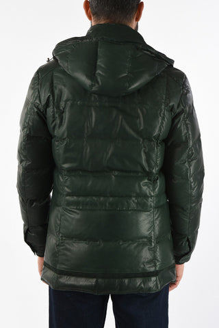 ID leather down jacket