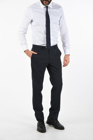 pantalone a una pince ACADEMY con passanti 