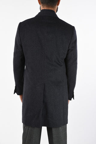 ID cappotto IDENTITY in Lana Vergine Plain Herringbone