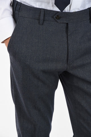 single pleat LEADER belt loops trousers