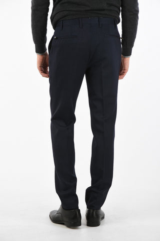 Mid-rise waist single pleat ACADEMY trousers