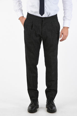 single pleat ACADEMY trousers