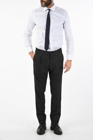 single pleat ACADEMY trousers