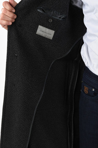 Trench Monopetto in cashmere e in lana vergine