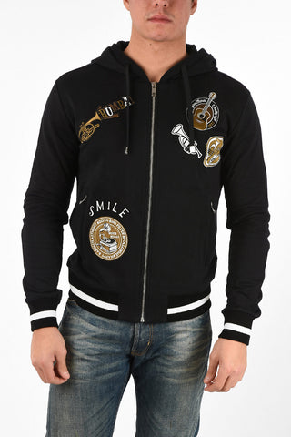 Patches Hoodie Sweatshirt